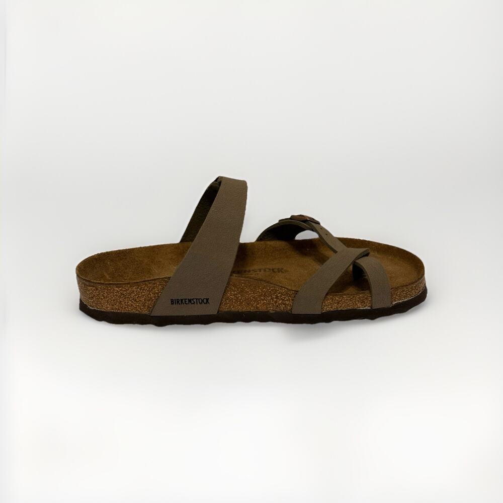 Birkenstock Mayari Stone Leather Strap Sandals Women Size 41 EU 10-10.5 - Picture 3 of 11